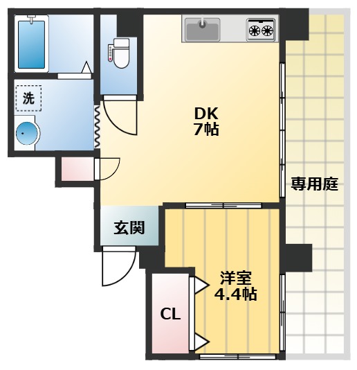 使い勝手の良い間取りです。