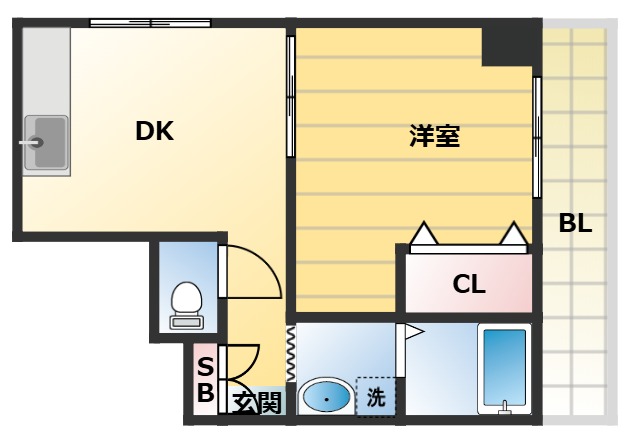 使い勝手の良い間取りです。