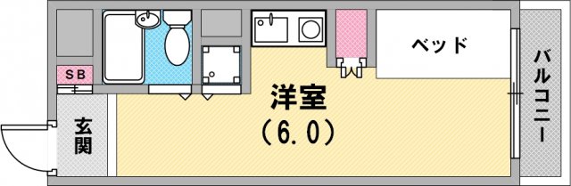 単身さんにおすすめの間取りです。
