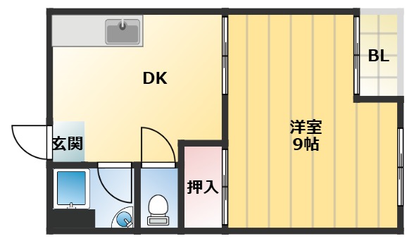使い勝手の良い間取りです。