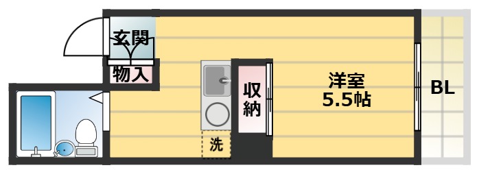 使い勝手の良い間取りです。
