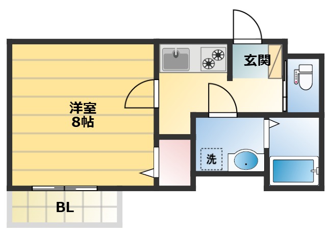 使い勝手の良い間取りです。