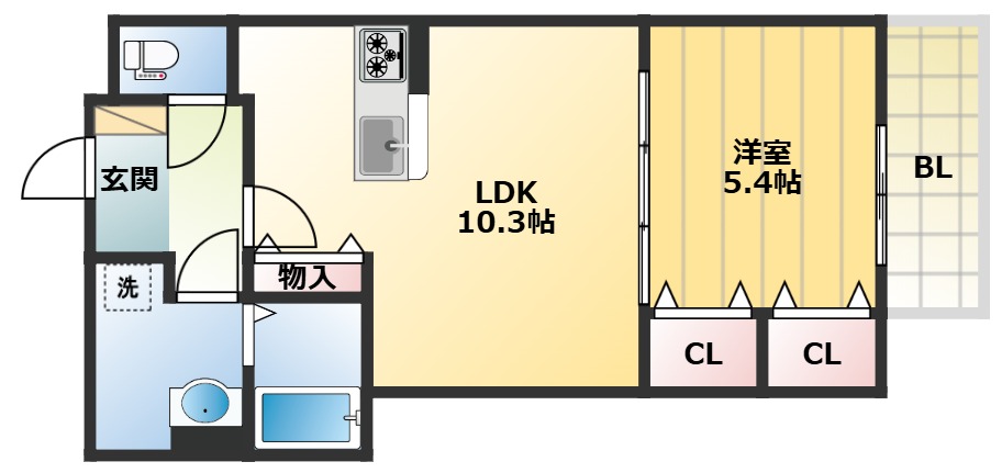 室内綺麗でとても使いやすい間取りです！