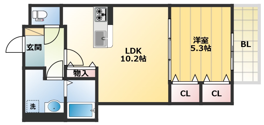 室内綺麗でとても使いやすい間取りです！