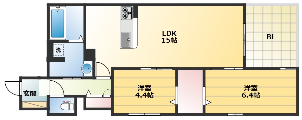 室内綺麗でとても使いやすい間取りです！