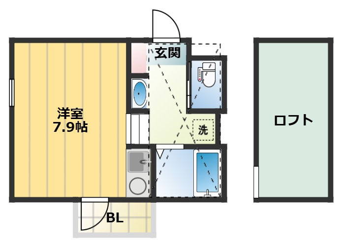 室内綺麗でとても使いやすい間取りです！