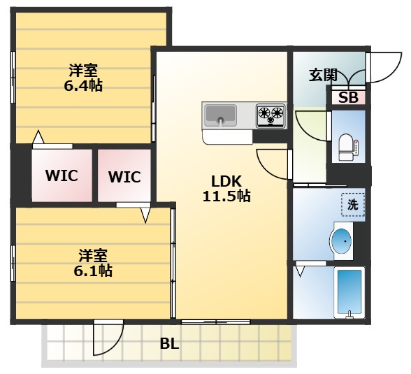 室内綺麗でとても使いやすい間取りです！