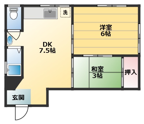 使い勝手の良い間取りです。