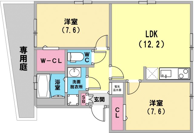 とっても使いやすい間取りですね！