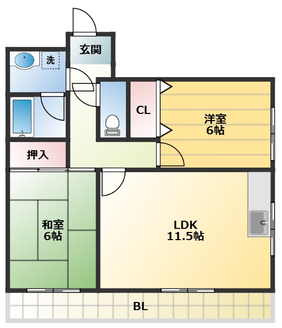 使い勝手の良い間取りです。