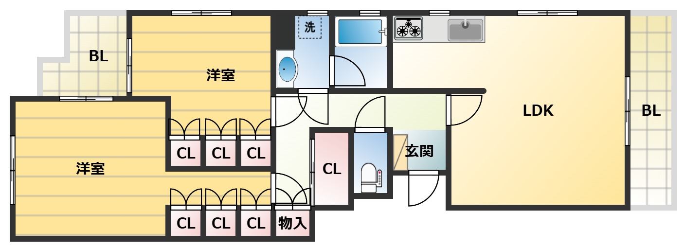 室内綺麗でとても使いやすい間取りです！