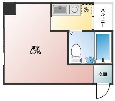 広い洋室です