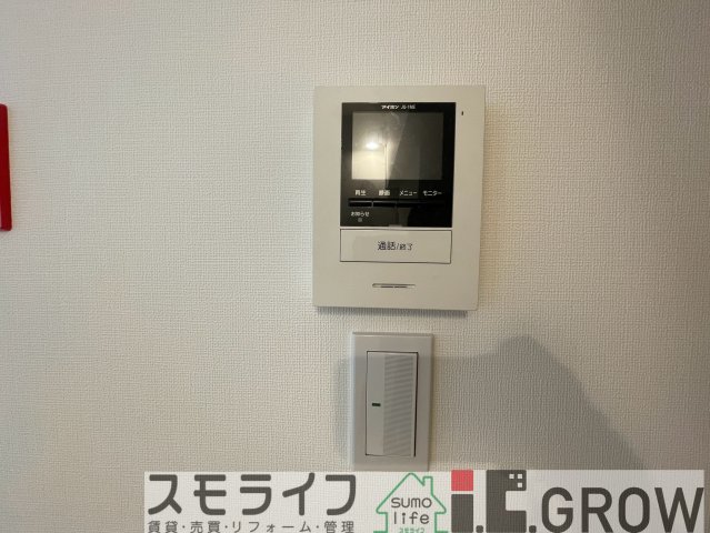 訪問者の顔を確認できて安心ですね 訪問者の顔を確認できて安心ですね