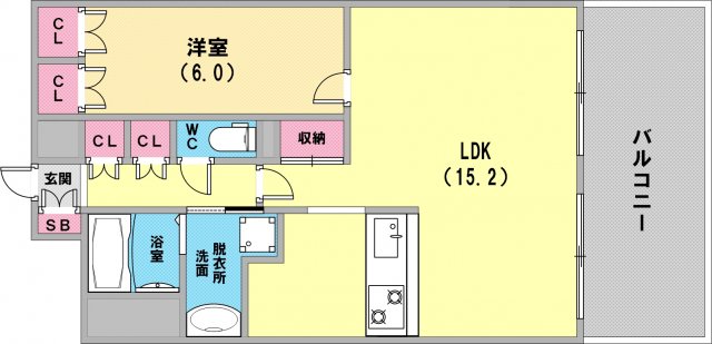 とっても広々としている間取りです！