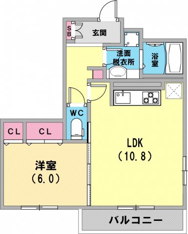 1階の間取り図