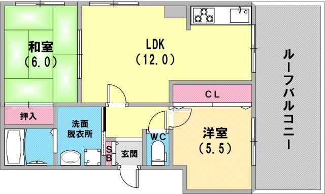 室内綺麗でとても使いやすい間取りです！