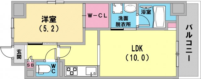 使い勝手の良い間取りです