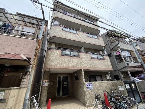 大阪市東淀川区下新庄５丁目の賃貸マンションの外観