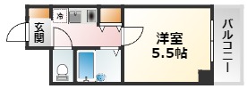 4階の間取り図