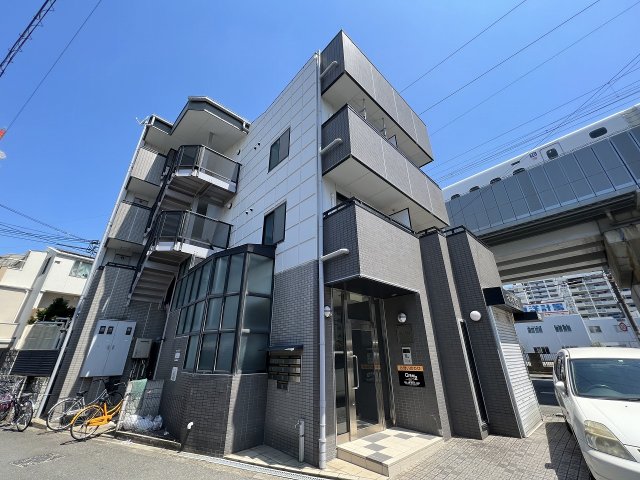 大阪市東淀川区下新庄６丁目の賃貸マンションの外観