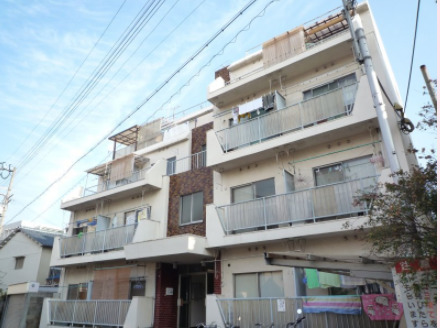 大阪市東淀川区豊新４丁目の賃貸マンションの外観