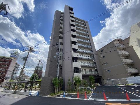 大阪市東淀川区豊新５丁目の賃貸マンションの外観