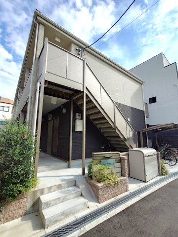 大阪市東淀川区菅原１丁目の賃貸アパートの外観