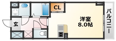 2階の間取り図