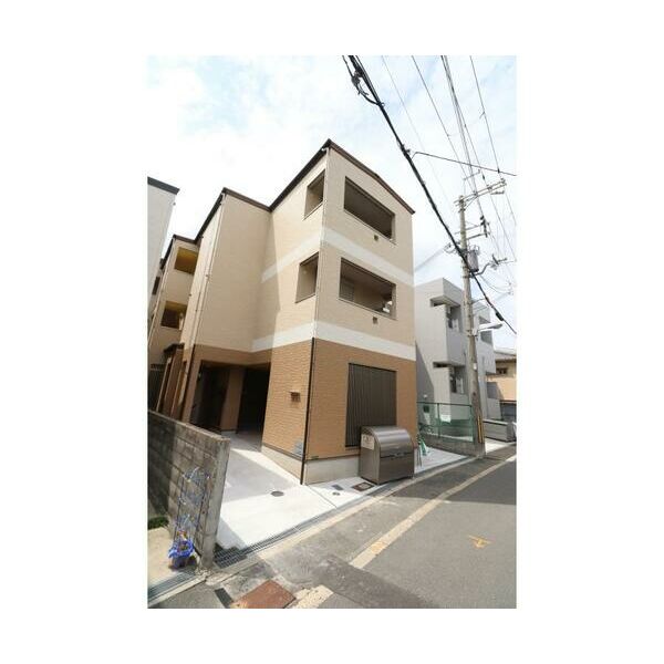 大阪市東淀川区柴島２丁目の賃貸アパートの外観