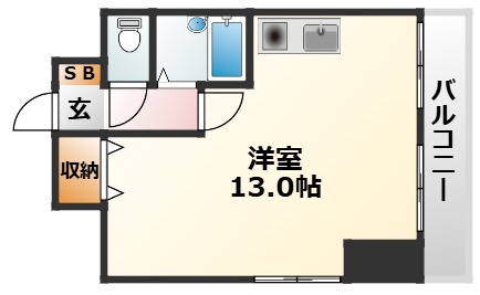 2階の間取り図