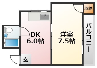 2階の間取り図