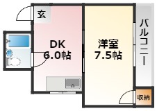 4階の間取り図