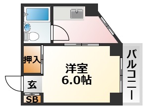 4階の間取り図
