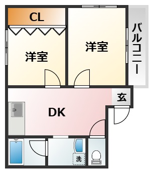 4階の間取り図
