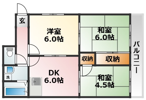 5階の間取り図