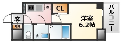 2階の間取り図