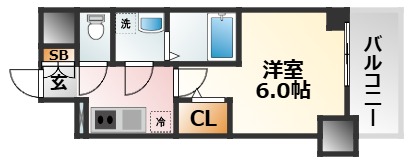 2階の間取り図