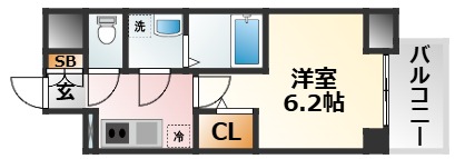 2階の間取り図