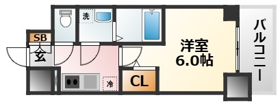 2階の間取り図