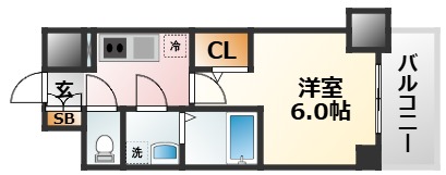 2階の間取り図