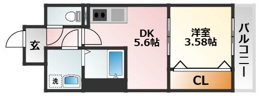 6階の間取り図