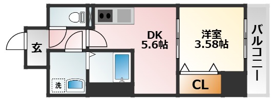5階の間取り図