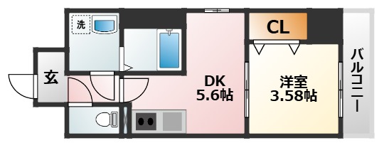 2階の間取り図