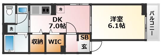 3階の間取り図