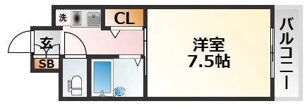 1階の間取り図
