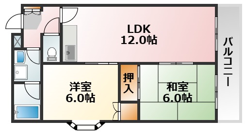 4階の間取り図