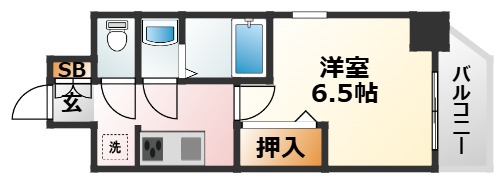 2階の間取り図