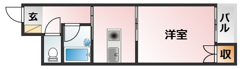 6階の間取り図