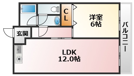 2階の間取り図