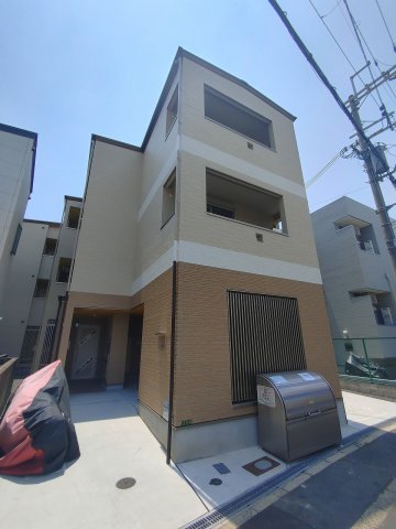 大阪市東淀川区柴島２丁目の賃貸アパートの外観